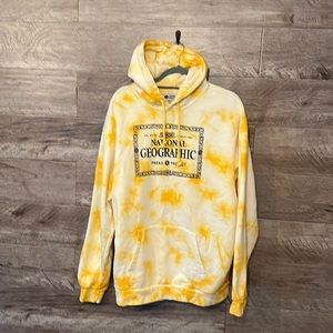 National Geographic x Parks Project Yellow Tie-dye Organic Hoodie
